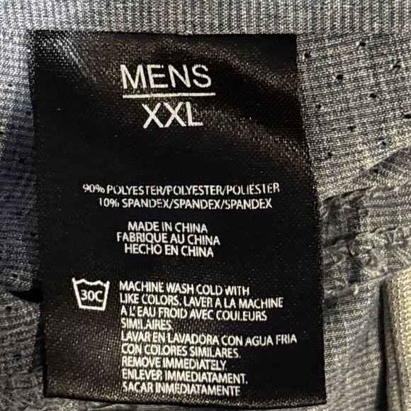 Huk Beacon Men's XXL Blue 9" Inseam Shorts Fishing Stretch Performance Outdoors - Picture 13 of 15